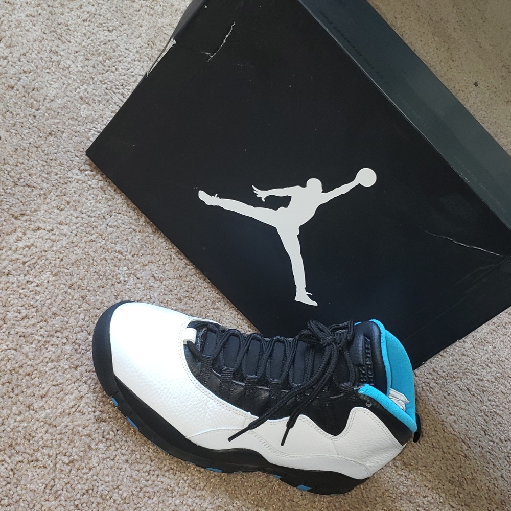 "Powder Blue" Jordan 10s